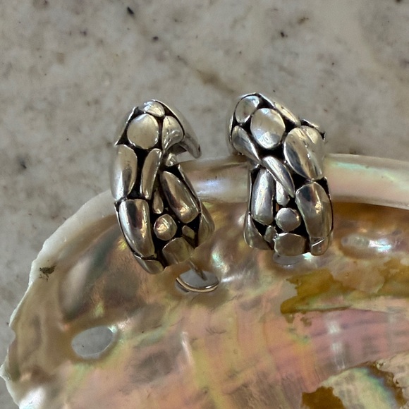 Silver John Hardy Earrings - Picture 3 of 6